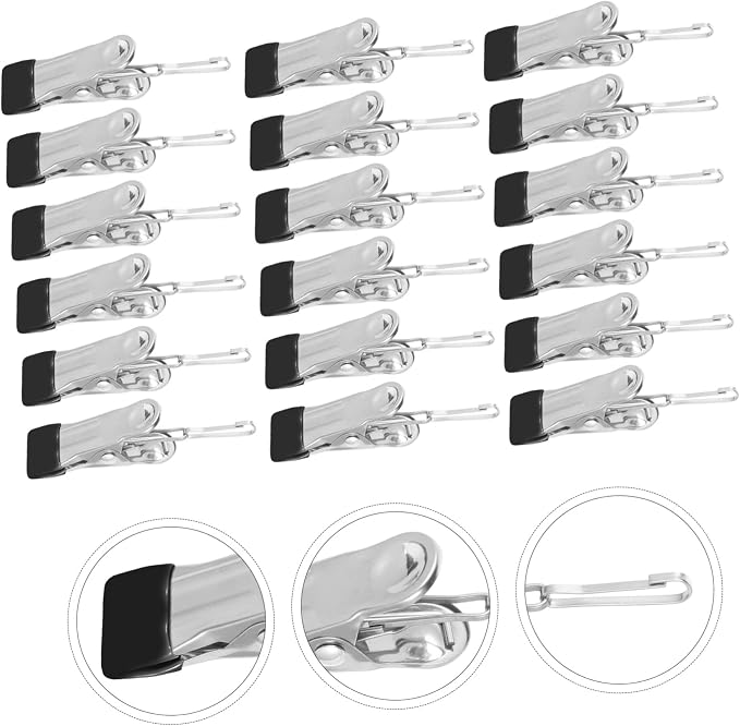 20pcs Clothes Drying Clips Non- Grip - Image 8