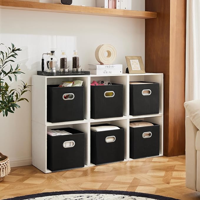 MAX Houser Fabric Storage Bins Cubes Baskets Containers - Image 6
