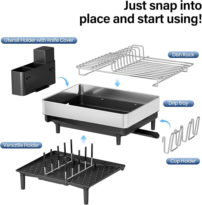 Dish Drying Rack for Kitchen Counter - Image 6