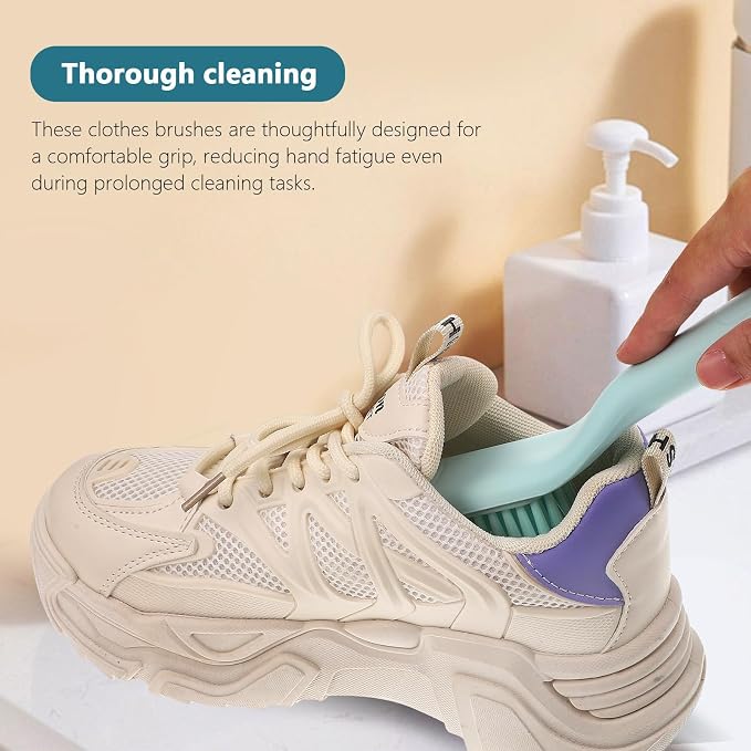 Baluue Multipurpose Shoe Brush and Laundry Scrubber Set, Household Stain - Image 9