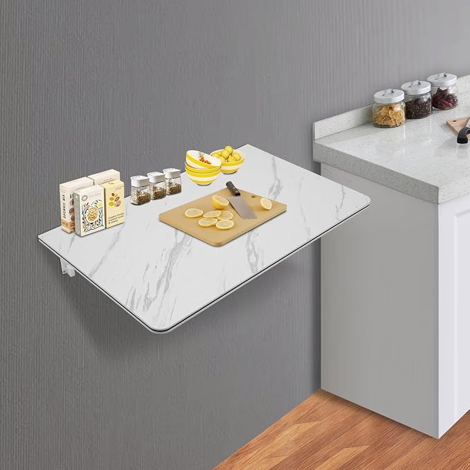 Wall Mounted Folding Table Floating Wall Desk - Image 8
