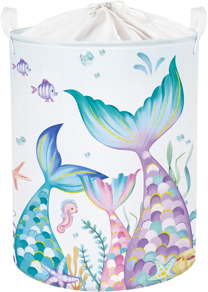 Fantasy Princess Laundry Hamper Colorful Large Storage Basket Collapsible by HUUMONSS