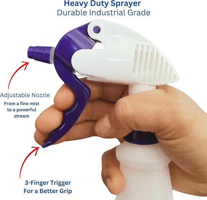 4 Pack 32 oz, Heavy Duty Spray Bottles - Image 3