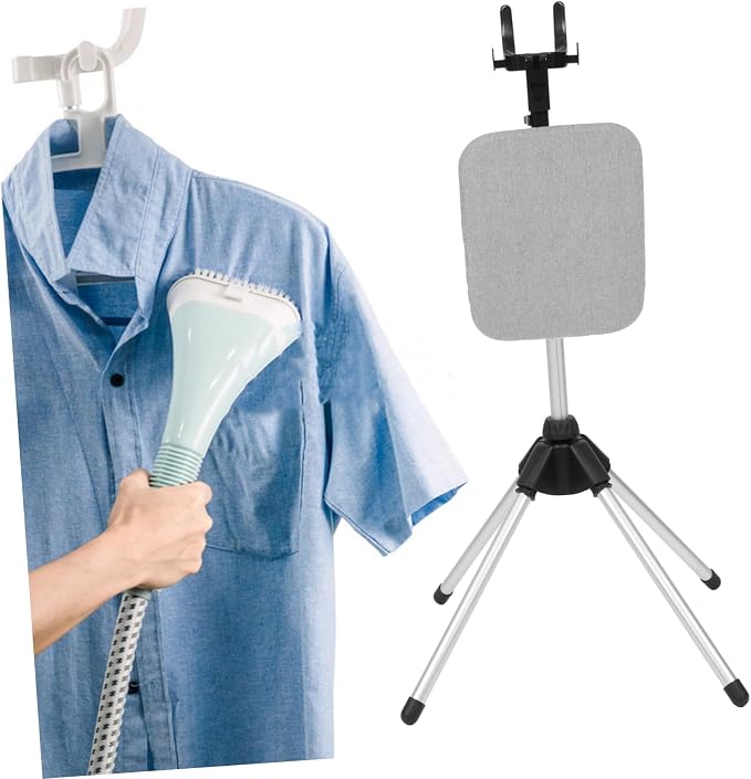 Foldable Clothes Steamer Rack Adjustable Ironing Bracket Portable Clothes - Image 6