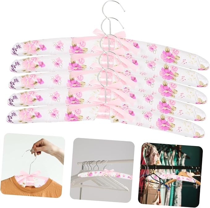 5-Pack Soft Padded Clothes Hangers - Image 4