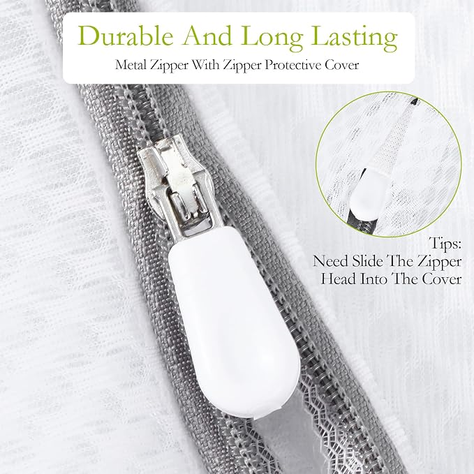 2Pcs Mesh Hanging Laundry Bags, Wash Bag - Image 4