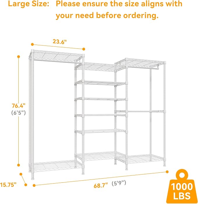 H12 Heavy Duty Clothes Rack - Image 4
