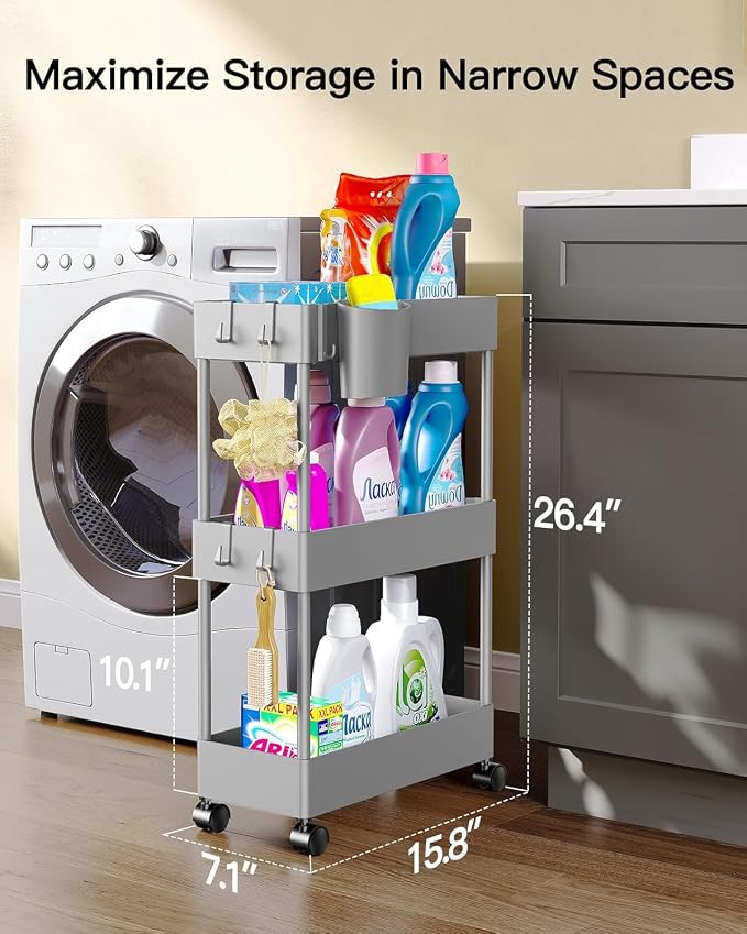 Pipishell Slim Storage Cart - Image 2