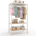 Rolling Garment Rack 70"H Metal Clothes Rack by IDEALHOUSE