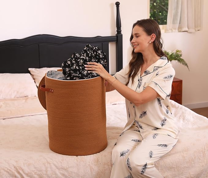 Extra Large Cotton Rope Storage Basket - Image 8