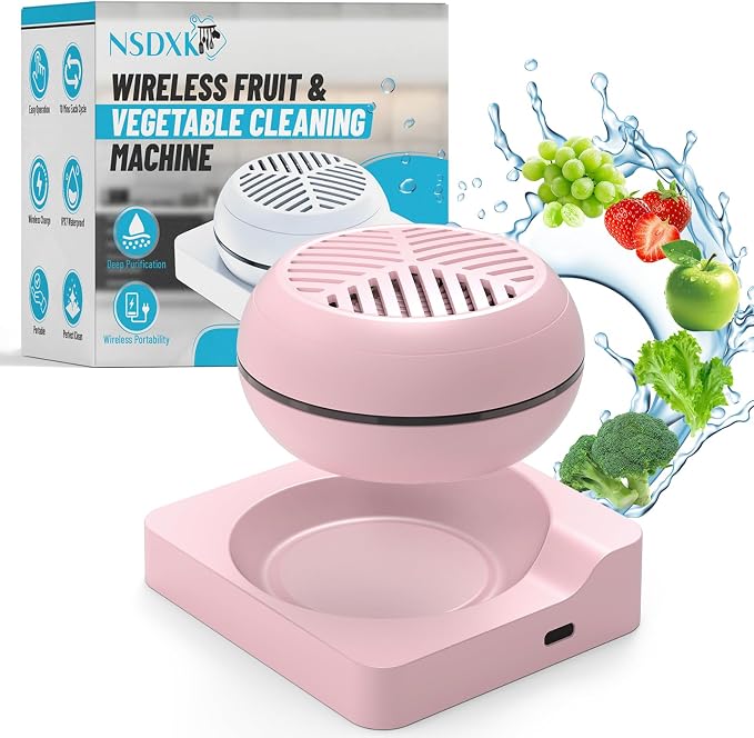Fruit and Vegetable Washing Machine, Fruit Vegetable Cleaner Device, Portable by Unknown