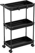 SimpleHouseware Standard 3-Tier Slim Rolling Storage Cart by SimpleHouseware