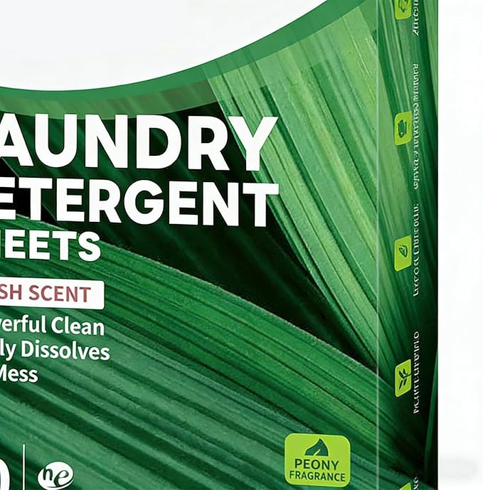Laundry Sheets - Foaming Scented Stain, Removal Wash Sheets - Image 7