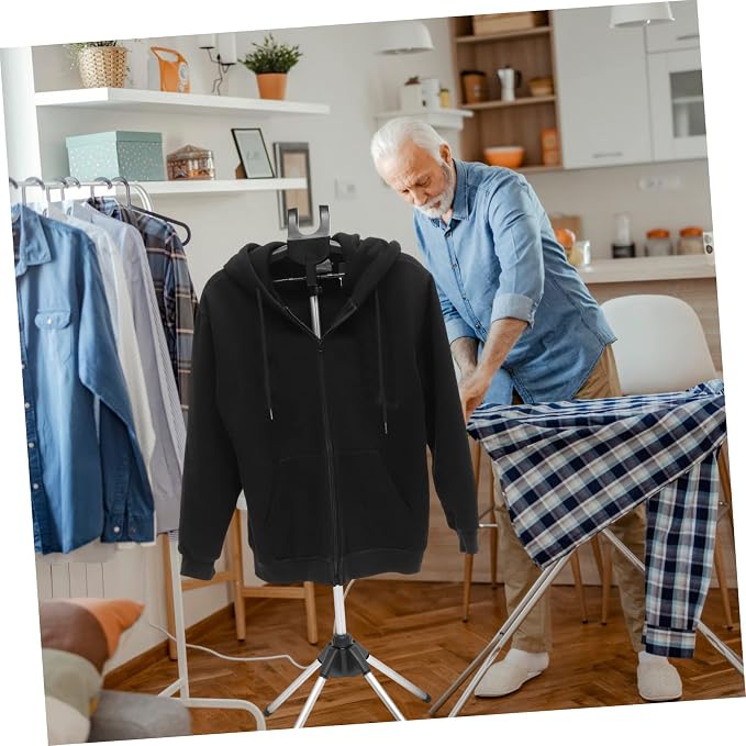 Foldable Adjustable Hanger for Handheld Garment Steamer Portable Steam Ironing - Image 4