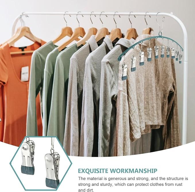 Multipurpose Stainless Steel Clothes Hanger - Image 3