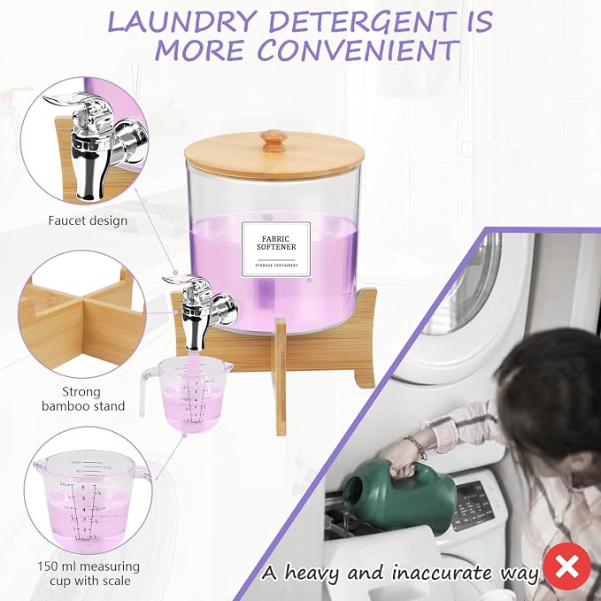 Laundry Room Organization Set 12, Laundry Pods Container & Dryer Sheet Holder - Image 6