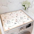 Floral Print Washing Machine Mat by BANEBOR
