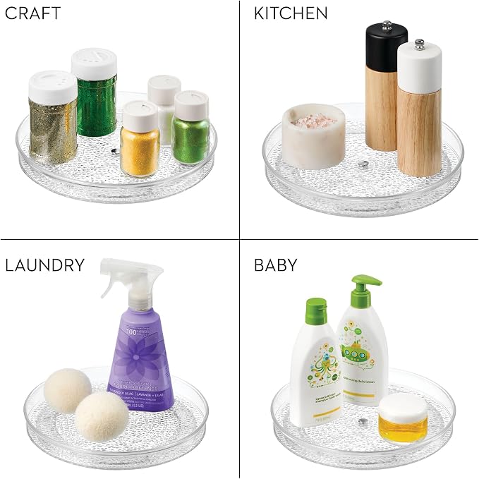 iDesign The Rain Collection Lazy Susan Turntable Organizer - Image 3