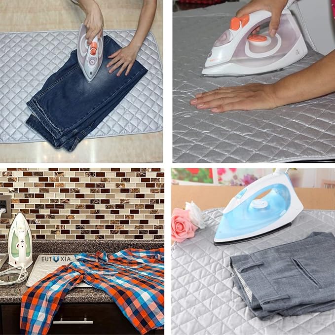 Ironing Mat for Table Top, Magnetic Ironing Mat Blanket Laundry Pad, Portable - Image 6
