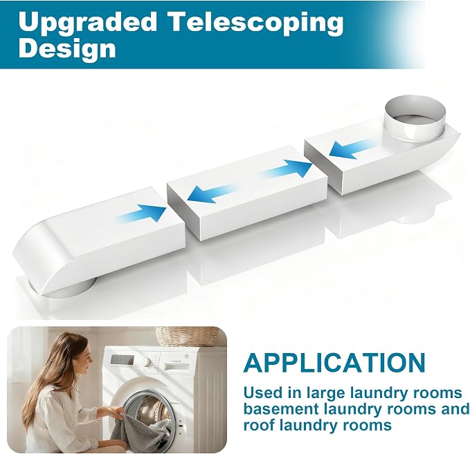 Upgraded 4" Periscope Dryer Vent - Image 3