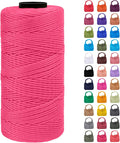 Braided Macrame Cord 1.5mm x 218yards Polypropylene Rope Polyester Rope Yarn by LEREATI