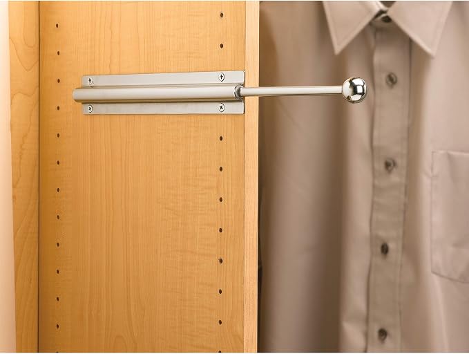 Rev-A-Shelf 6-Inch Extending Closet Rod, Organization Rack - Image 3