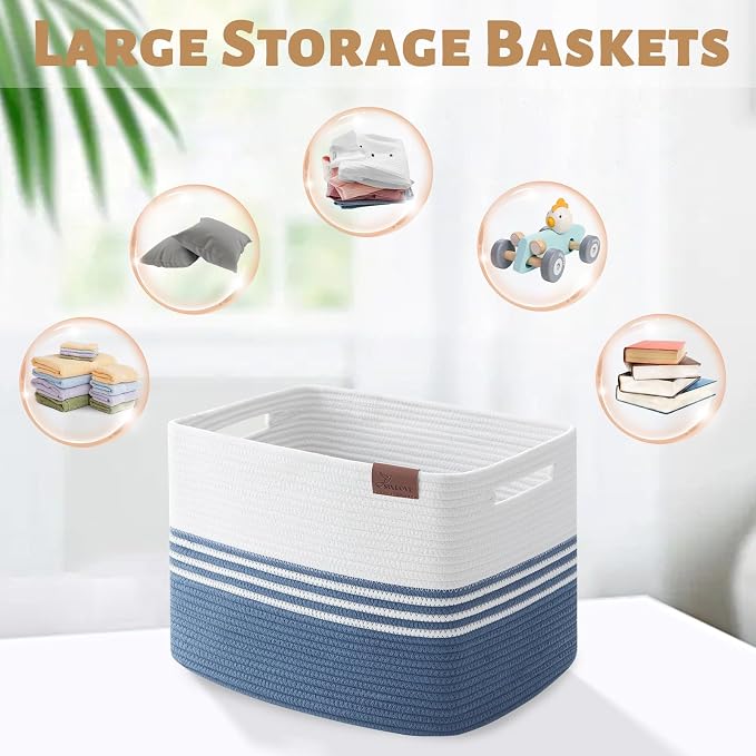 Storage Baskets, 42L*2 Pack Storage Baskets - Image 5