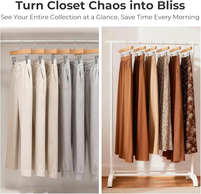 HOUSE DAY Wooden Pants Hangers - Image 6