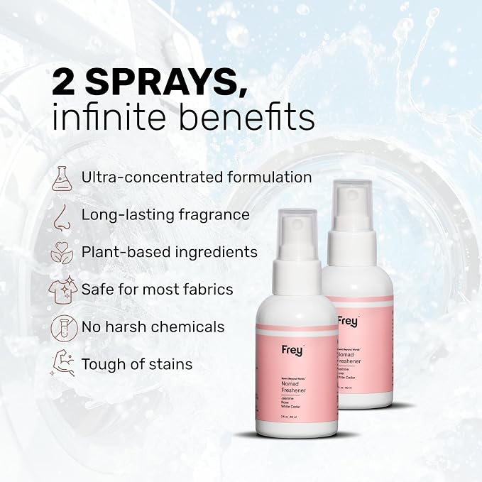 Frey Fabric Freshener Spray – Pack of 2 | Linen Spray Deodorizer - Image 2