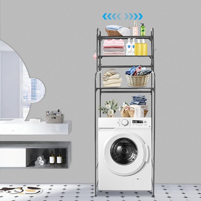 Over Washer and Dryer Shelves, Heavy Duty Laundry Room Storage Organization - Image 5
