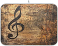 Stylish Music Score Notes Absorbent Dish Drying Mat, 16 x 18 Inch Microfiber by Unknown