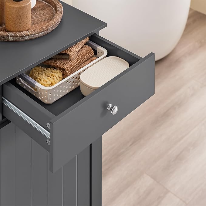 SoBuy Slim Short Laundry Cabinet - Image 7