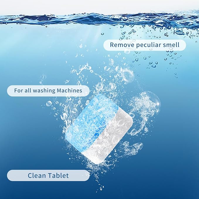 Washing Machine Cleaner Descaler 26 Pack-Deep Cleaning Tablets - Image 6