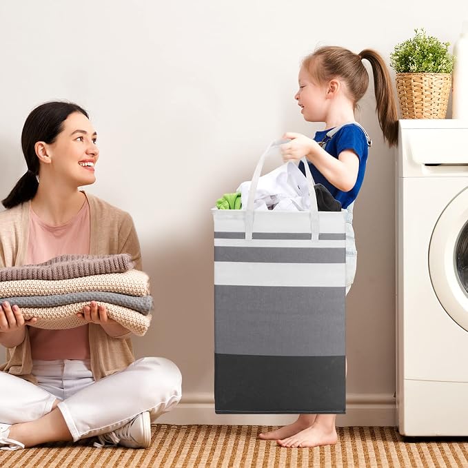 Foaincore 6 Pieces 75 L Laundry Hamper Basket Organizer Large Laundry Bag Bulk - Image 6
