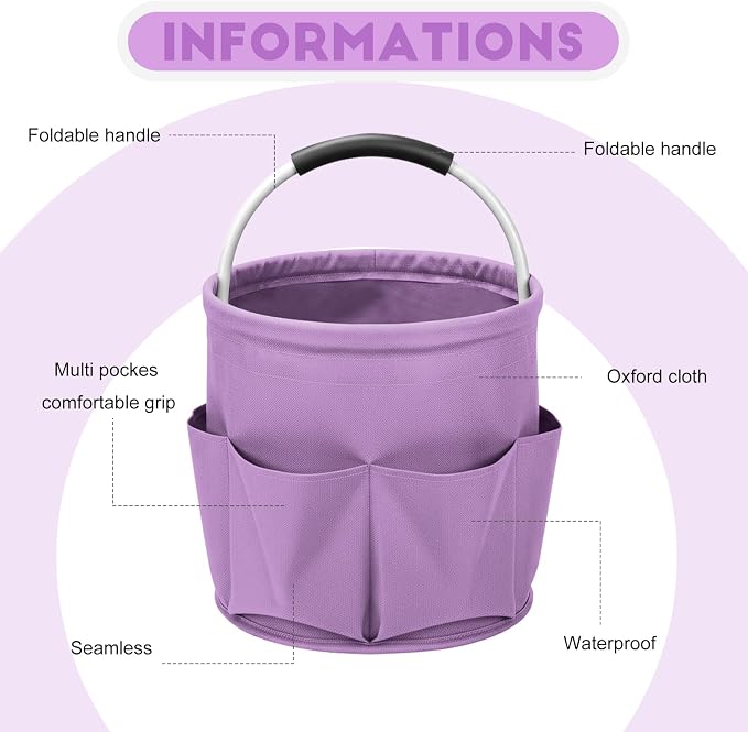 Cleaning Caddy for Cleaning Supplies, 17L Cleaning Supply Caddy - Image 2