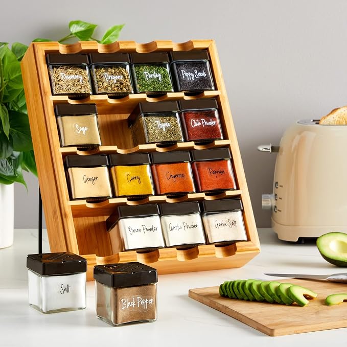 Talented Kitchen 272 Spice Labels Stickers, Water Resistant - Image 3