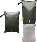 Mesh Laundry Bag for Travel, and Camping – Large Washable Zippered Dirty by ETROL-US