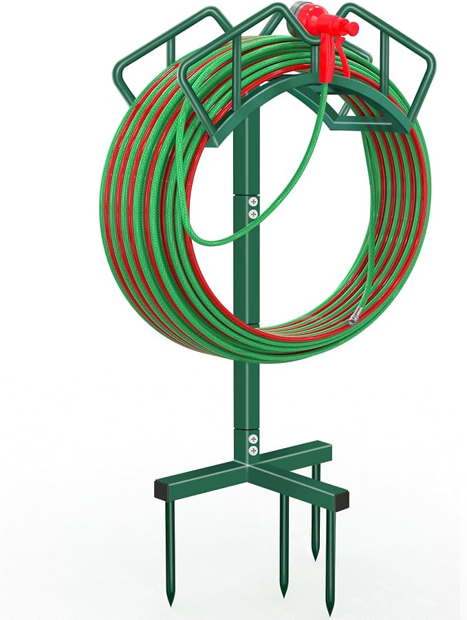 Super Stable Garden Hose Holder, Detachable Water Hose Holders, Hose Storage by Qatsrin