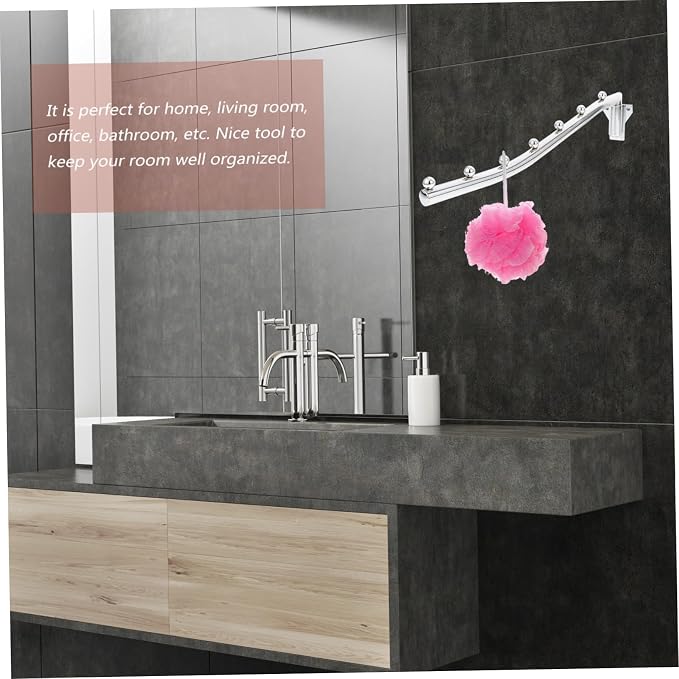 IMIKEYA Rotatable Folding Clothes Hanger Drying Rack - Image 4