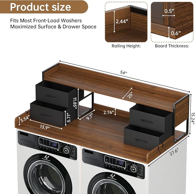 3-Tier Washer and Dryer Countertop - Image 4