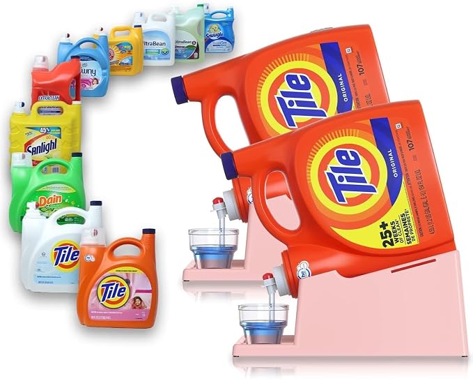 TidyFriend 2 Pack Liquid Laundry Detergent Holder Stand by Skywin