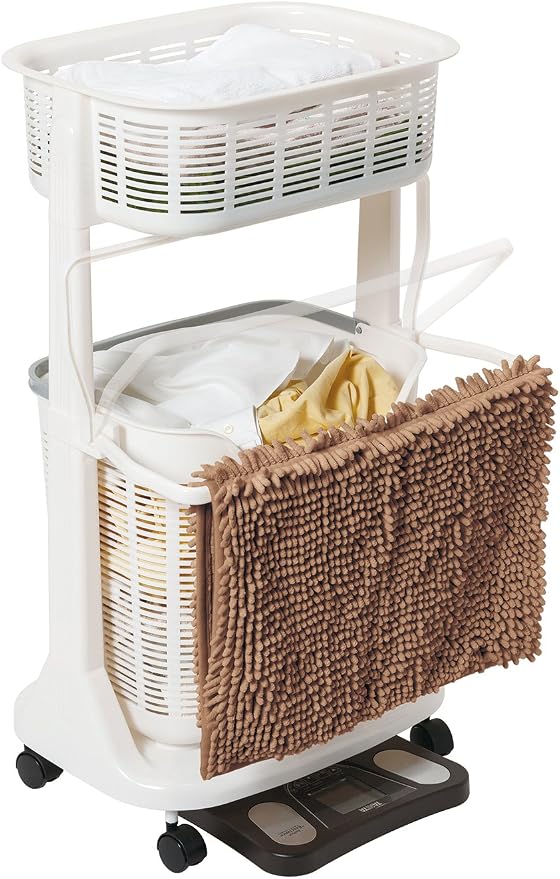 Sanko Plastic 2 Tier Laundry Basket - Image 3