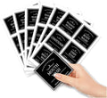 Pack 36 Pcs Aesthetic Laundry Labels by rabowa