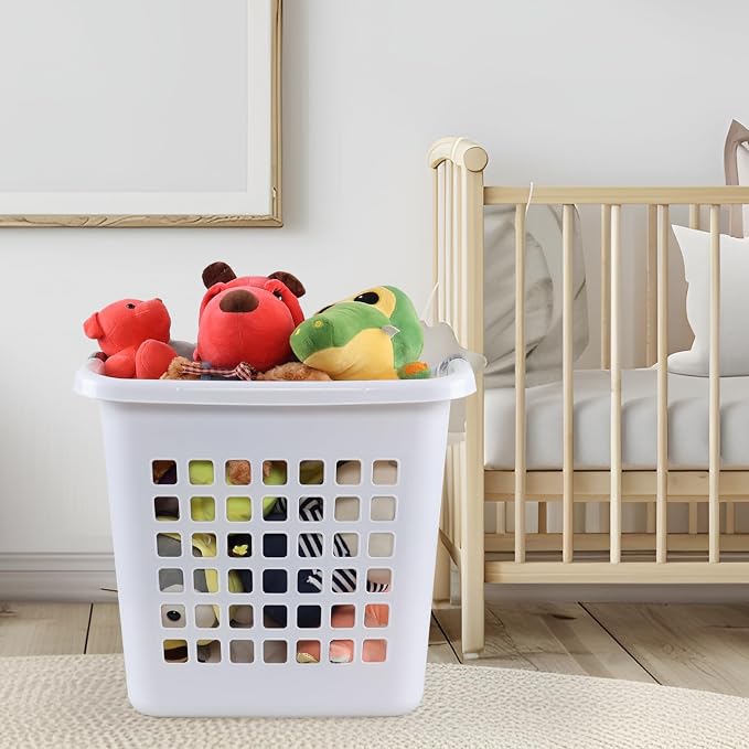 2 Bushel/70 L Ultra Square Plastic Laundry Basket - Image 6