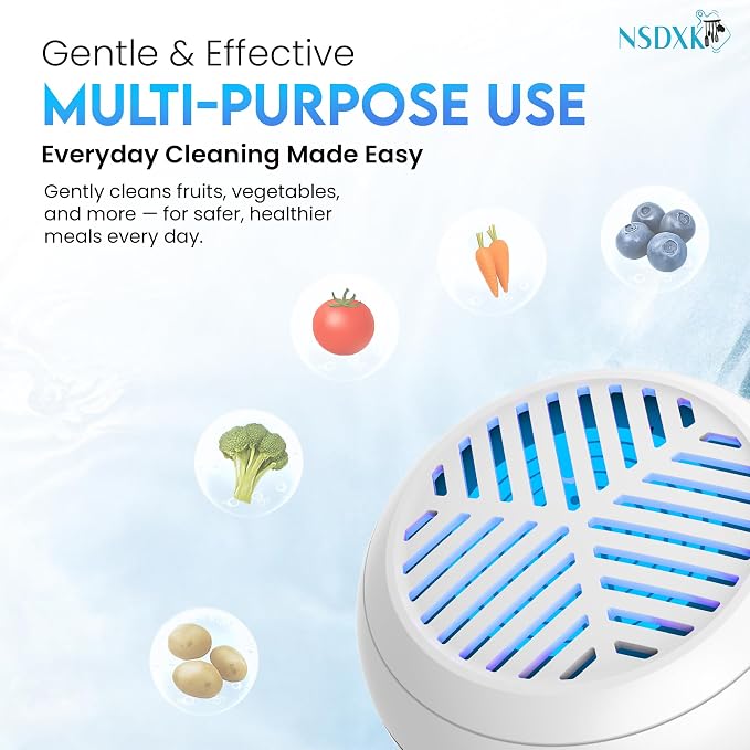 Fruit and Vegetable Washing Machine, Fruit Vegetable Cleaner Device, Portable - Image 7