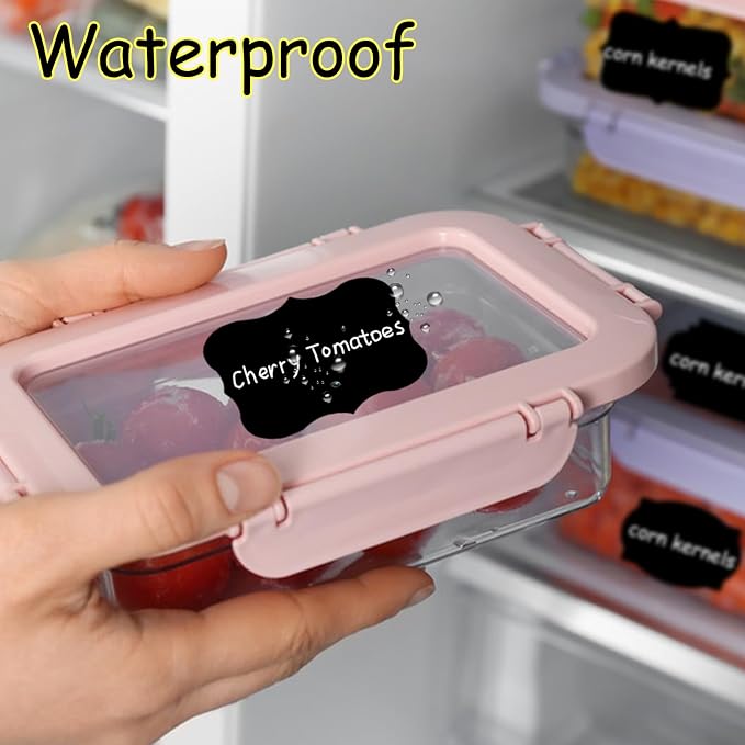 200 Pcs Chalkboard Labels, 2.83x1.95 IN Reusable Labels - Image 6