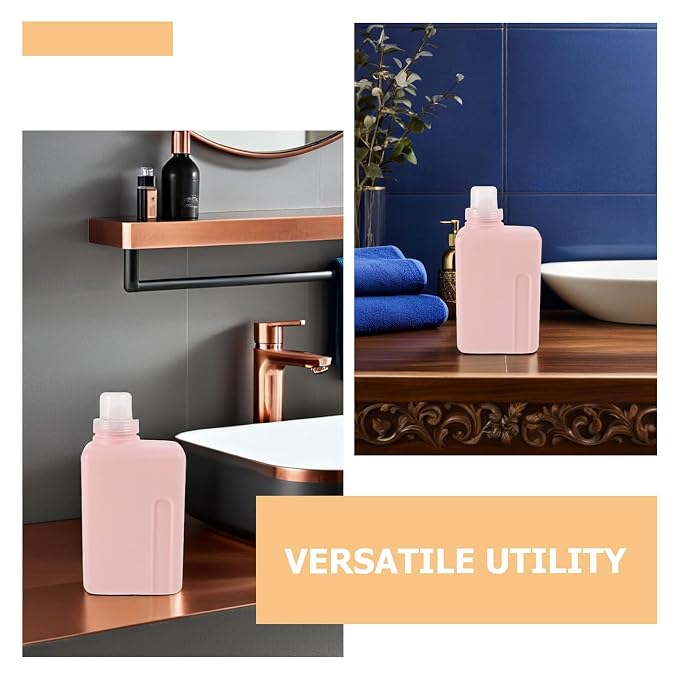 SOIMISS 2pcs Square Laundry Liquid Dispenser Bottles - Image 3