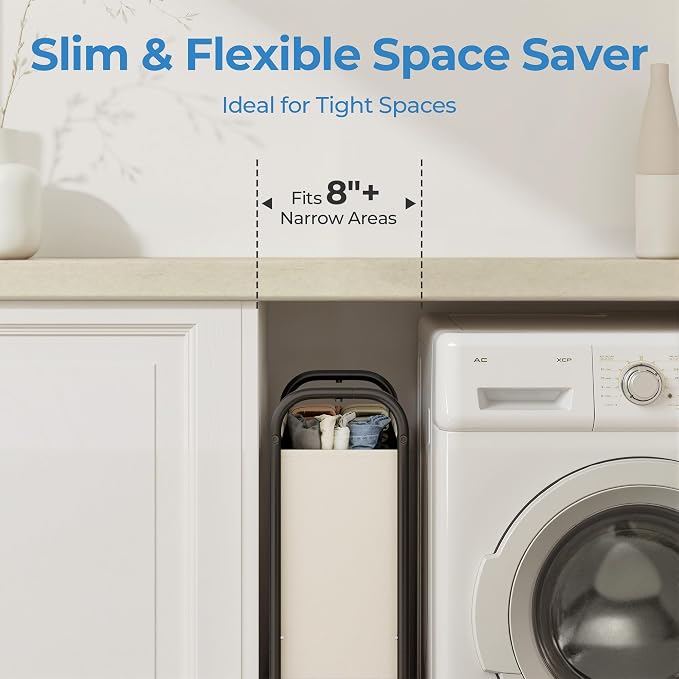 GRANNY SAYS 80L Slim Laundry Hamper - Image 3
