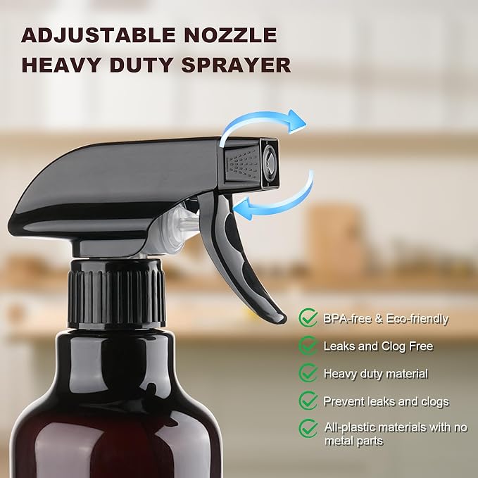 Spray Bottles 16.9oz Plastic Spray Bottle - Image 2