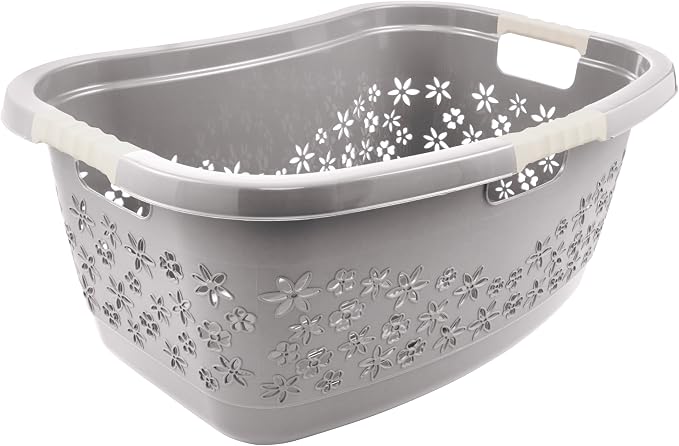 keeeper Ergonomic Laundry Basket, Air Permeable Design, Non-Slip Soft Handles by keeeper